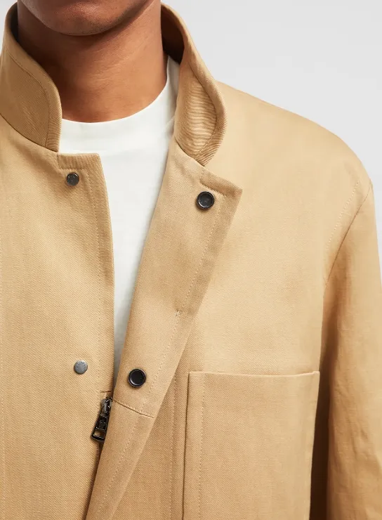 Jouere Cotton & Linen Shirt Jacket