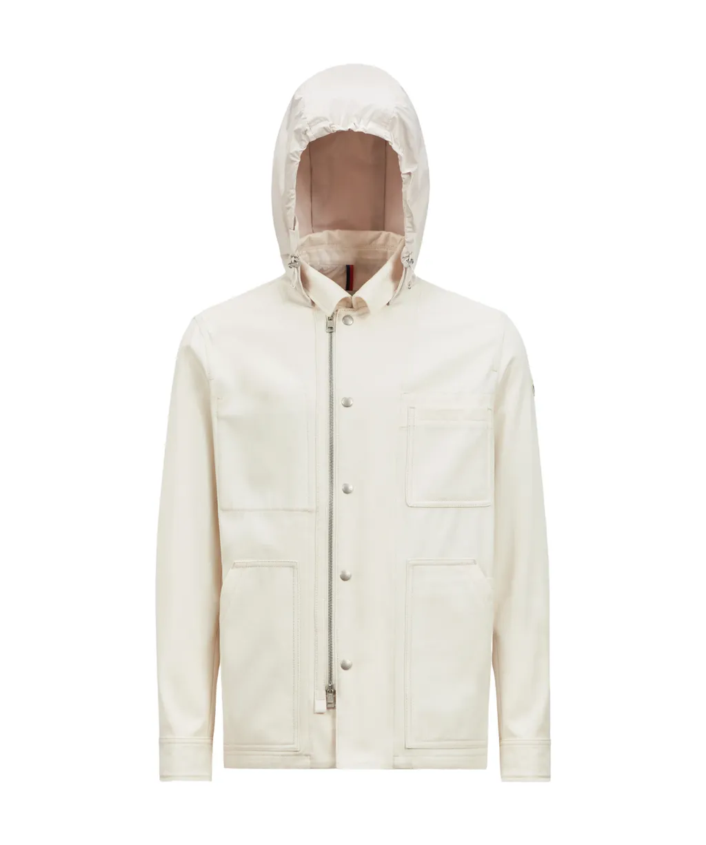 Guerledan Hooded Cotton Shirt Jacket