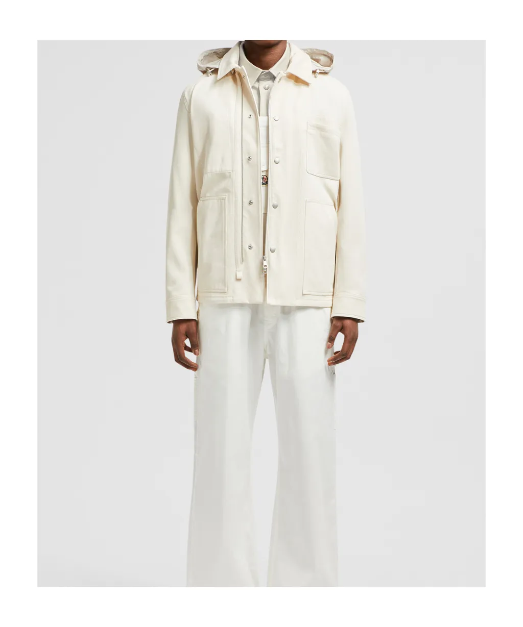 Guerledan Hooded Cotton Shirt Jacket
