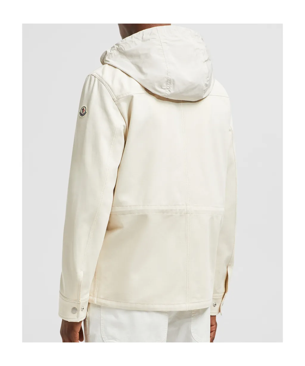 Guerledan Hooded Cotton Shirt Jacket