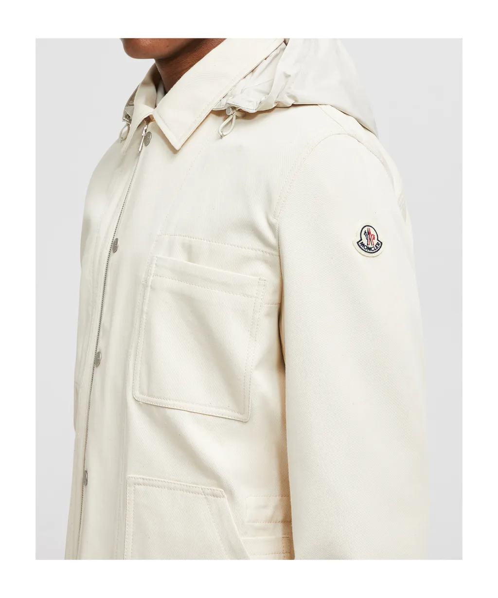 Guerledan Hooded Cotton Shirt Jacket