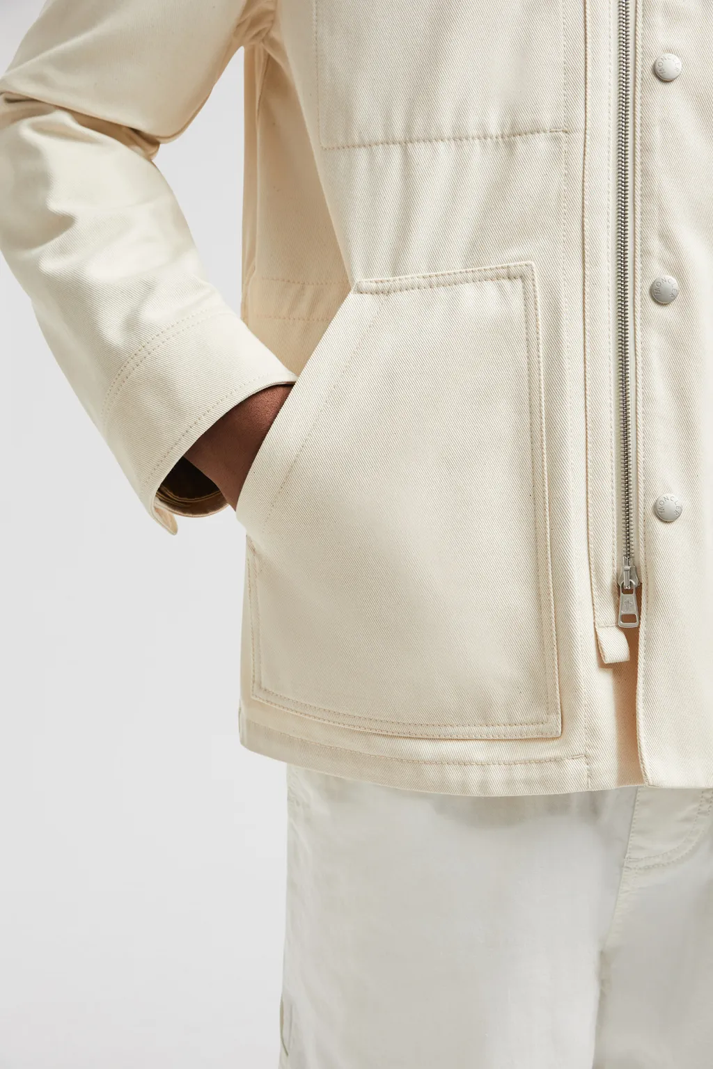 Guerledan Hooded Cotton Shirt Jacket