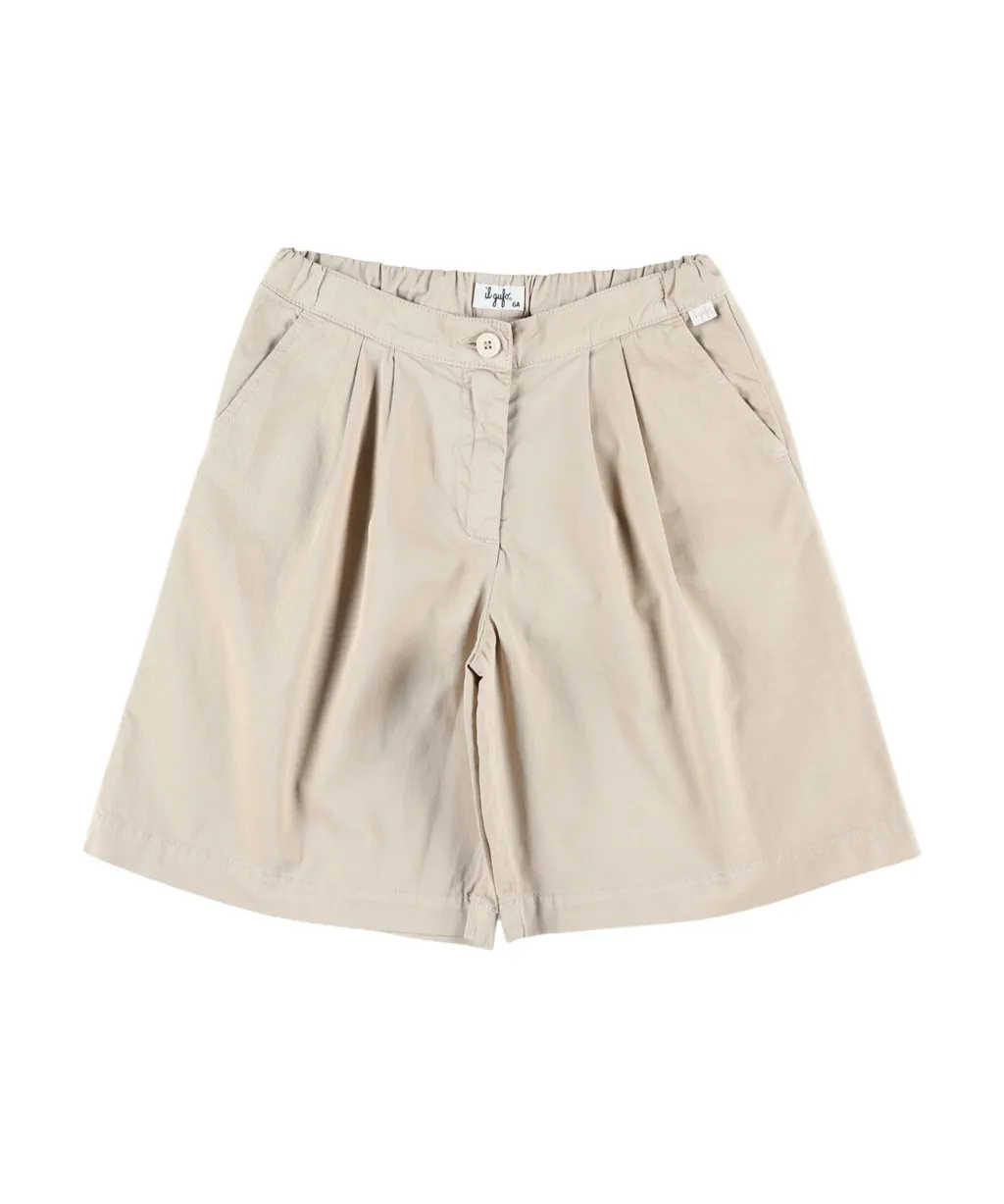 Il Gufo Gabardine Bermuda Shorts