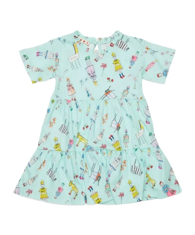 Rainbow Day Allover Jersey Dress