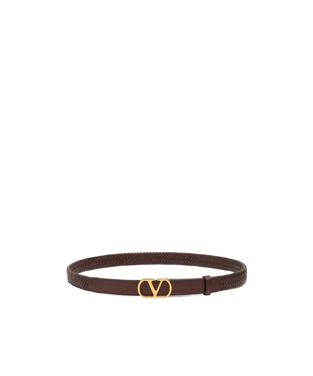 Valentino Vlogo Signature Buckled Belt