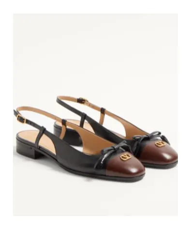 Valentino Valet Du Roi Bow Detailed Ballet Flats