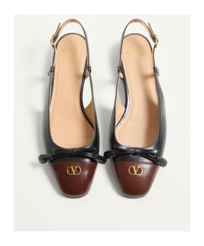 Valentino Valet Du Roi Bow Detailed Ballet Flats