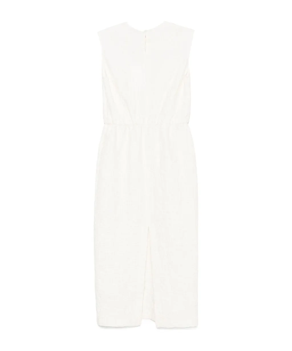 Crinkled Midi Dress
