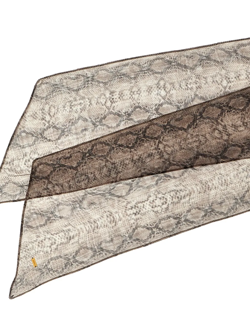 Saint Laurent Snake-Printed Scarf