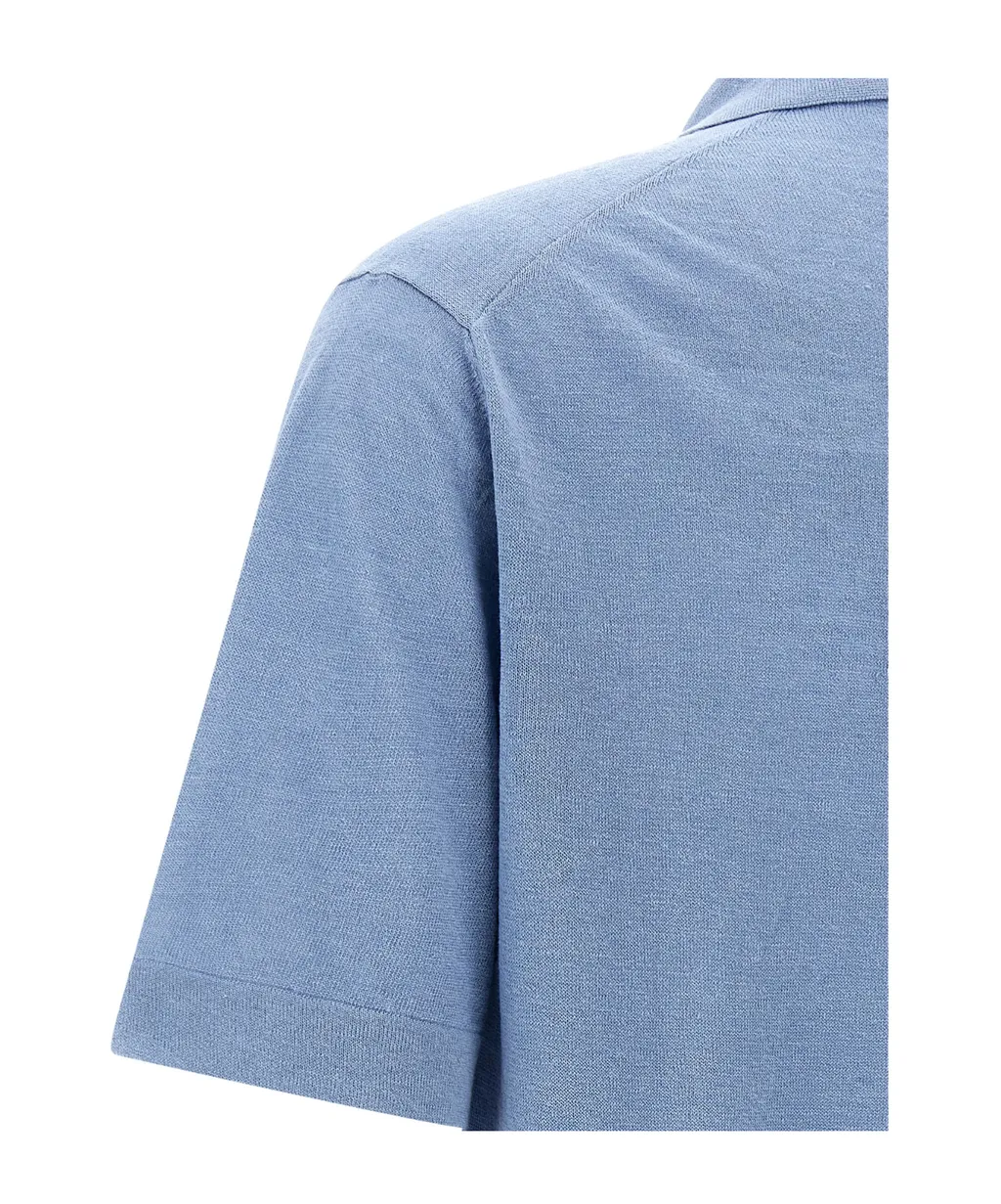 Zanone Knitted Short Sleeve Shirt