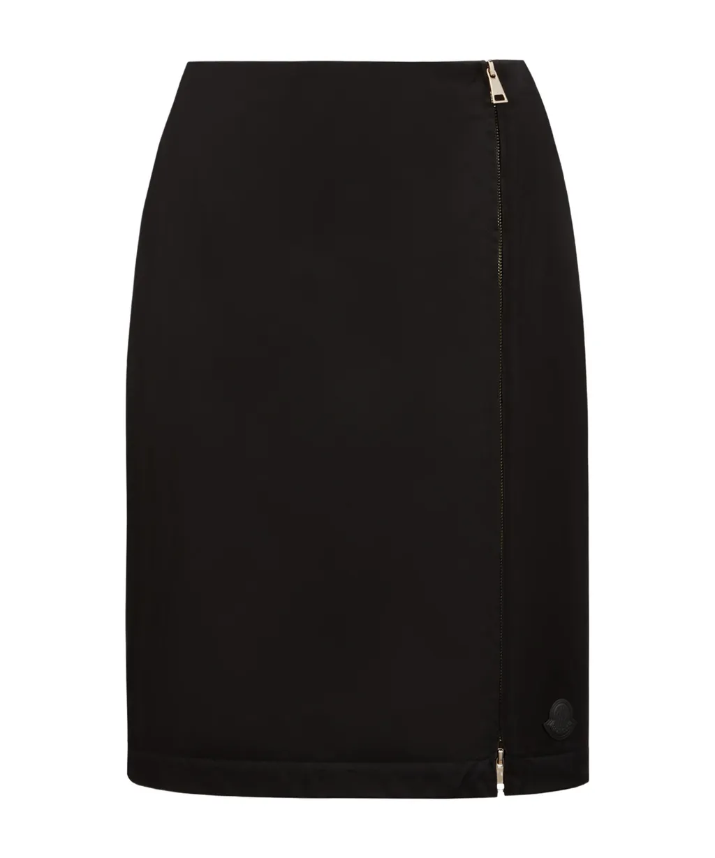Zipped Midi Skirt