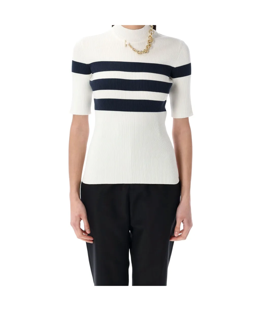 Fine-Ribbed T-Shirt