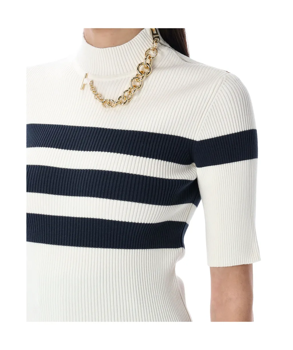 Fine-Ribbed T-Shirt