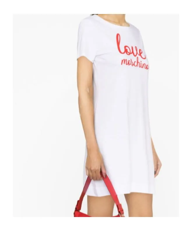 Logo-Print Cotton T-Shirt Dress