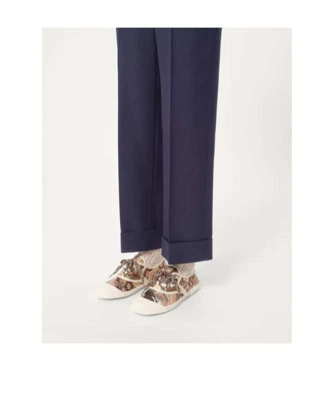 Valentino	Bay By Bay Lace-Up Sneakers