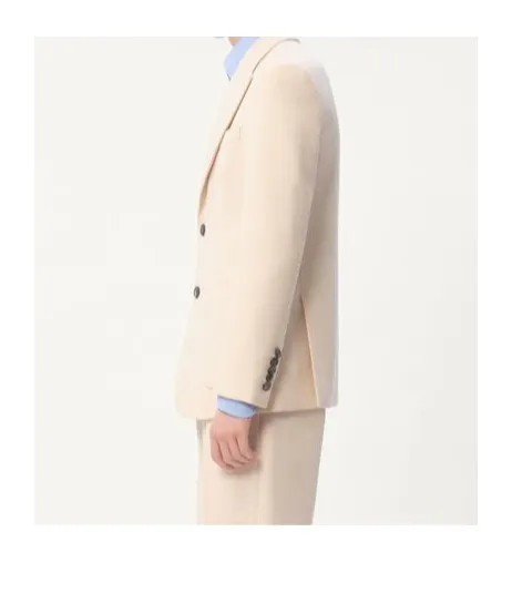 Single-Breasted Gabardine Blazer