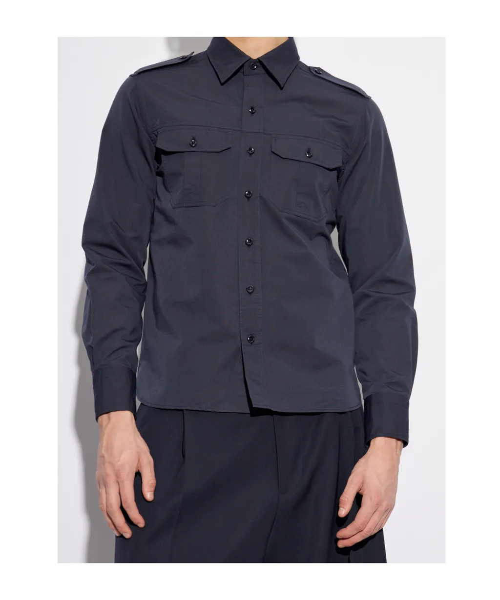 Tom Ford Long Sleeved Poplin Shirt
