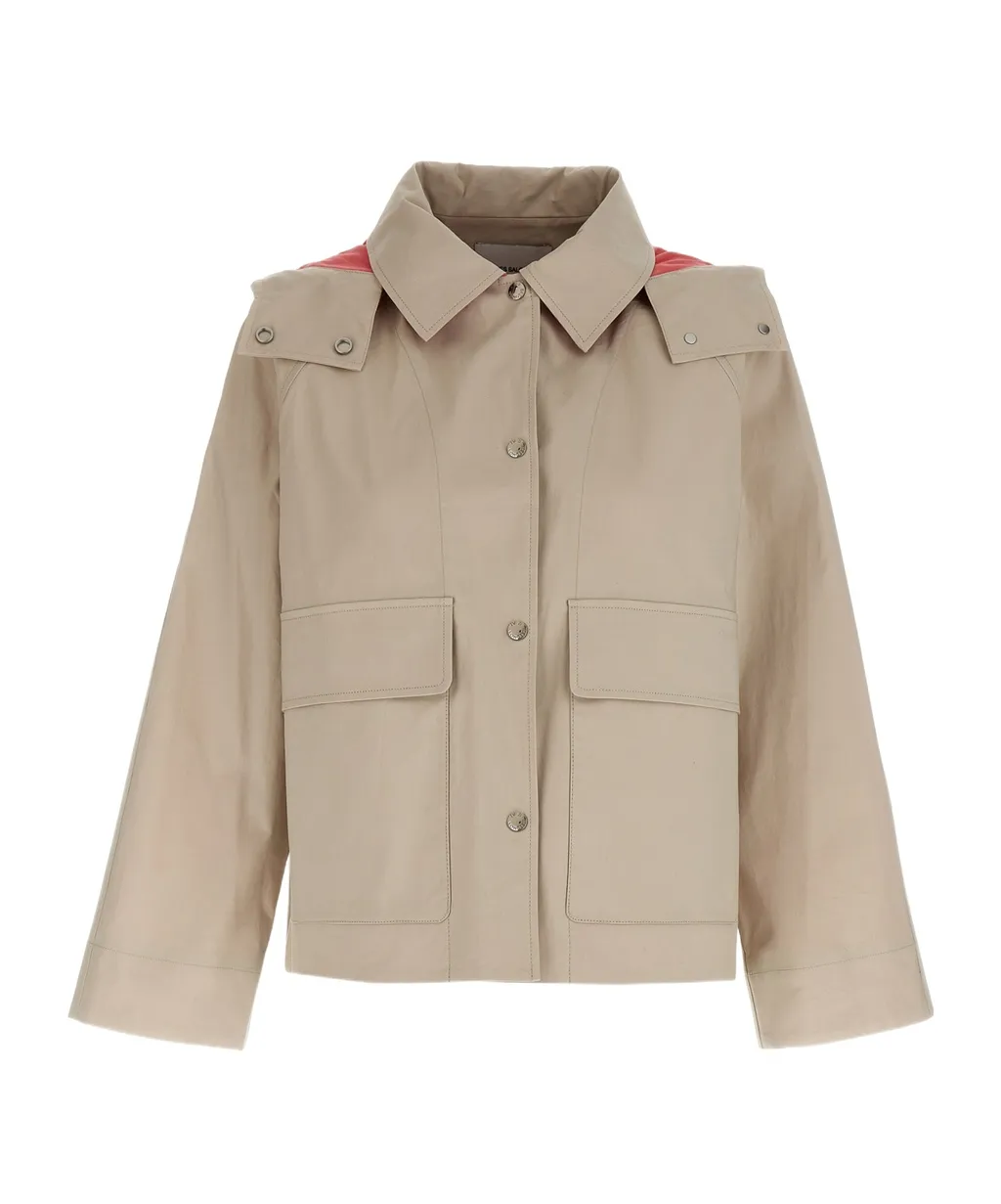 Yves Salomon Hooded Utility Coat