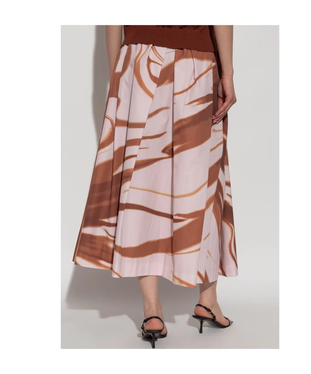 Dries Van Noten Printed Skirt