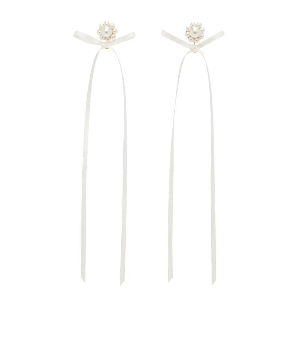 Bow Ribbon Stud Earrings