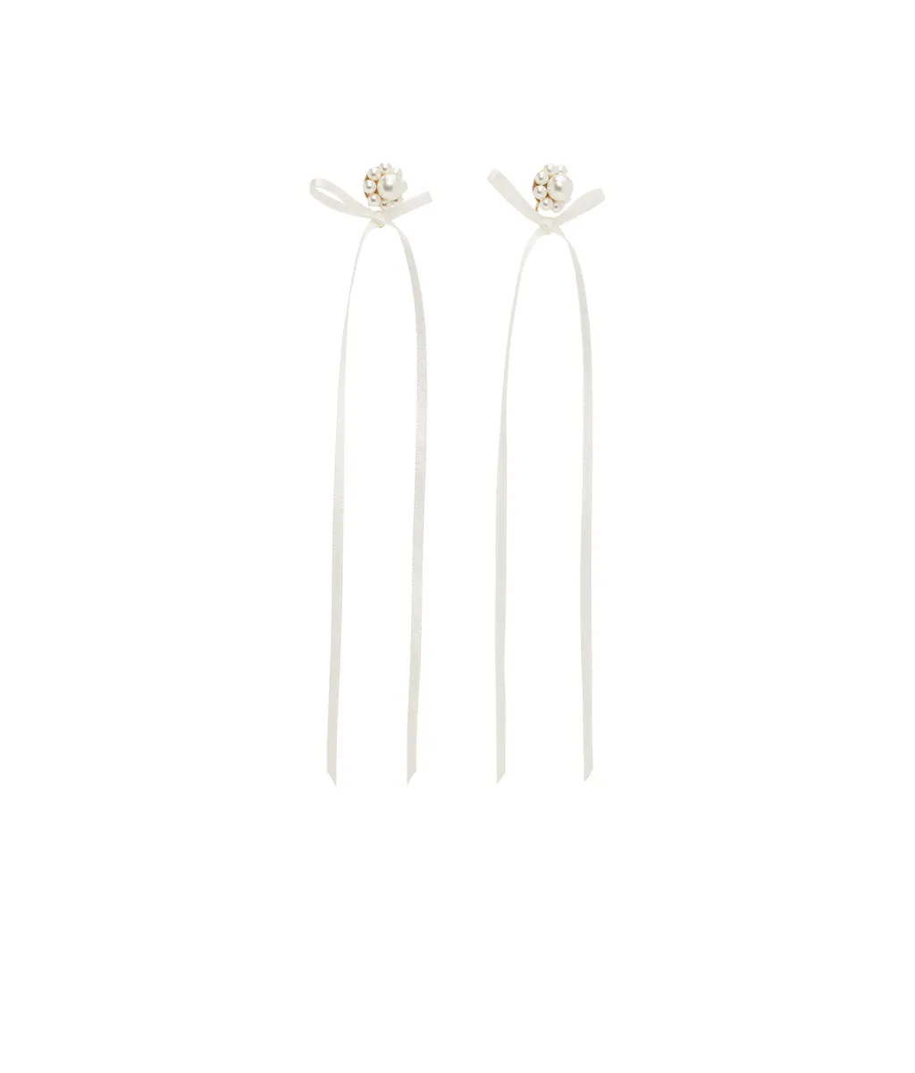 Bow Ribbon Stud Earrings
