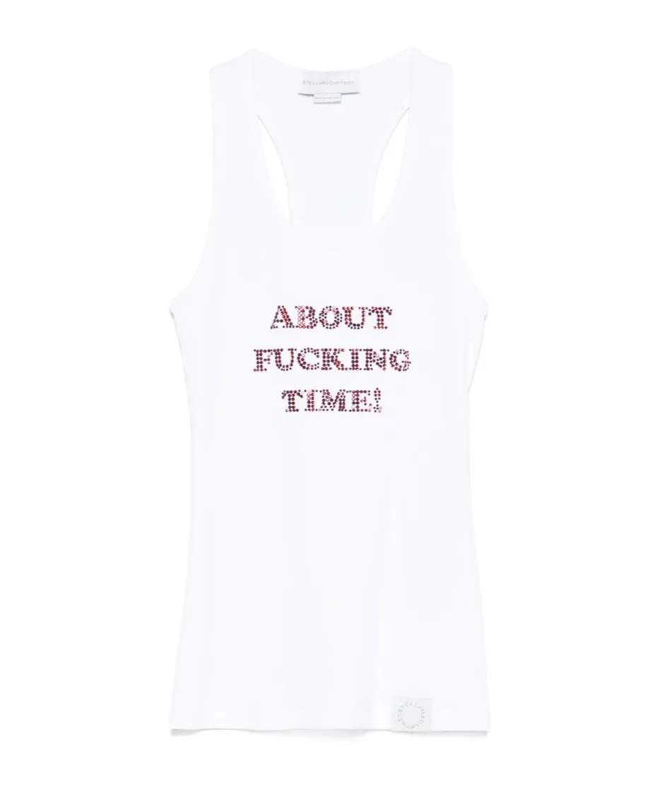 Stella Mccartney Embellished Scoop-Neck Tank Top