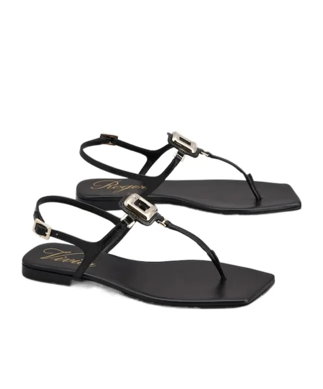 Roger Vivier Viv By The Sea Buckled Sandals