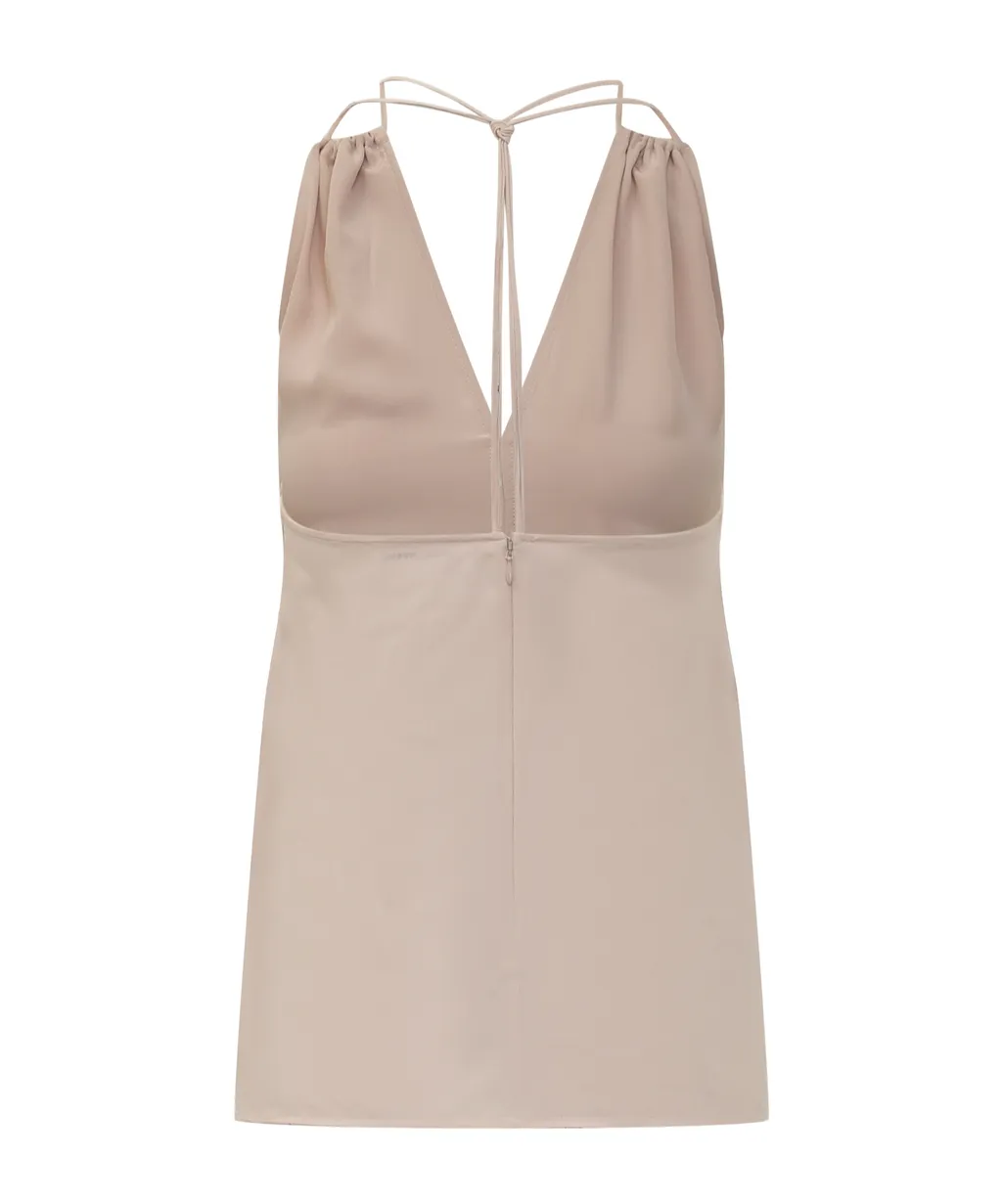 Victoria Beckham V-Neck Halter Top