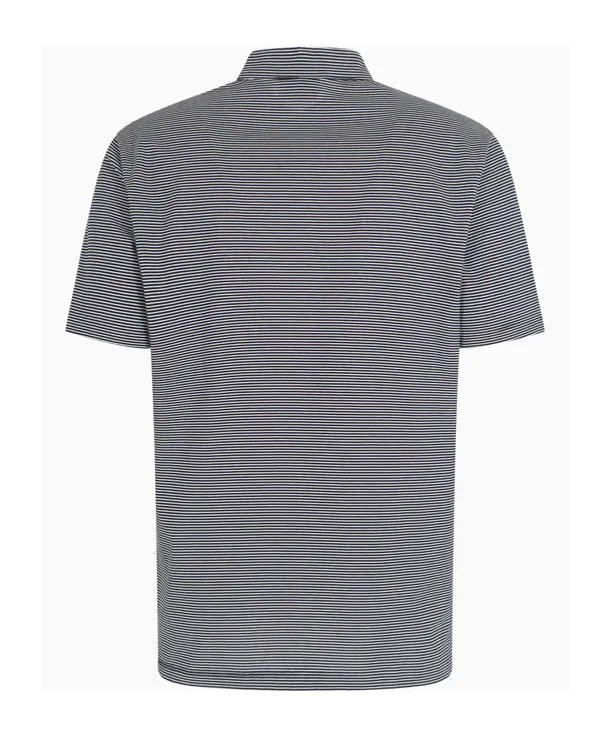 Emporio Armani Short Sleeved Striped Polo Shirt