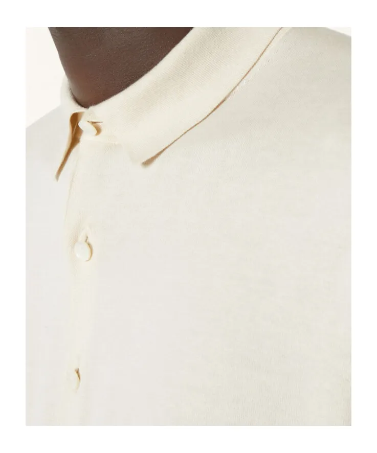 Long-Sleeved Polo Shirt