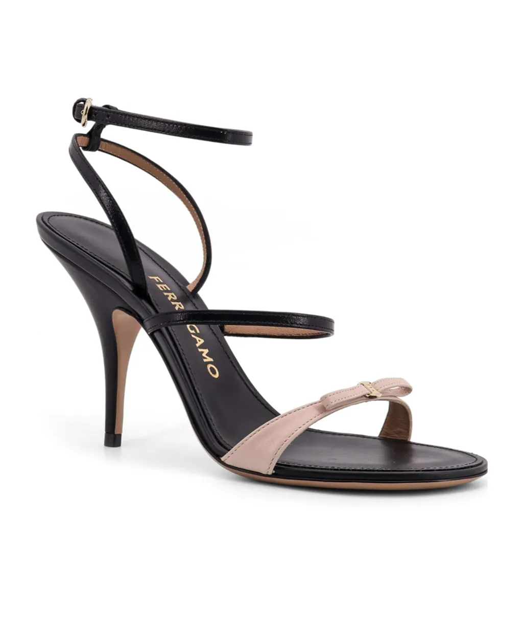 Ferragamo Bow Detailed Ankle Strap Sandals