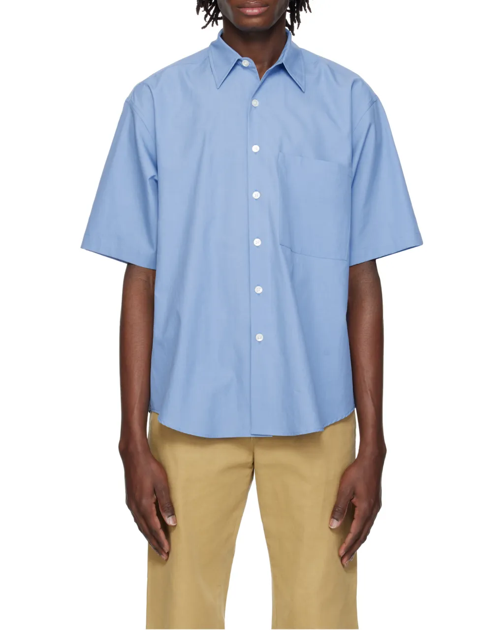 Short-Sleeve Cotton Shirt