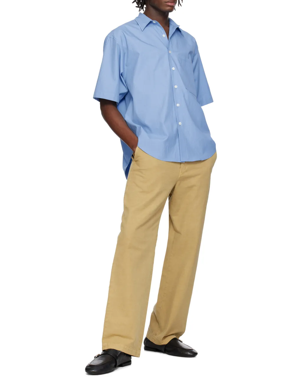 Short-Sleeve Cotton Shirt