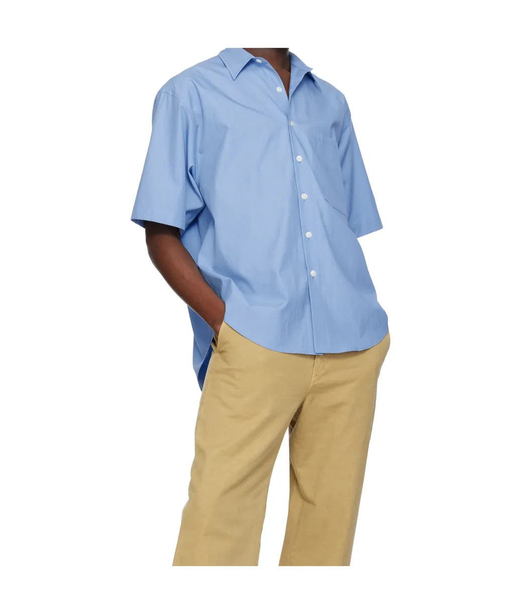 Short-Sleeve Cotton Shirt