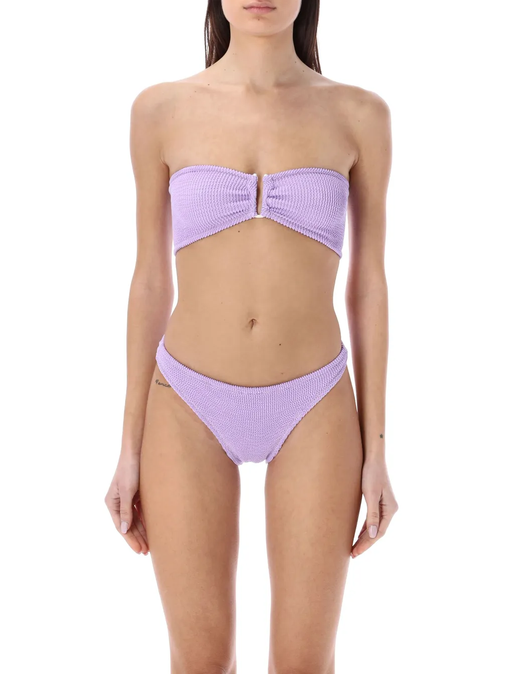 Reina Olga Ausilia Scrunch Bandeau Top