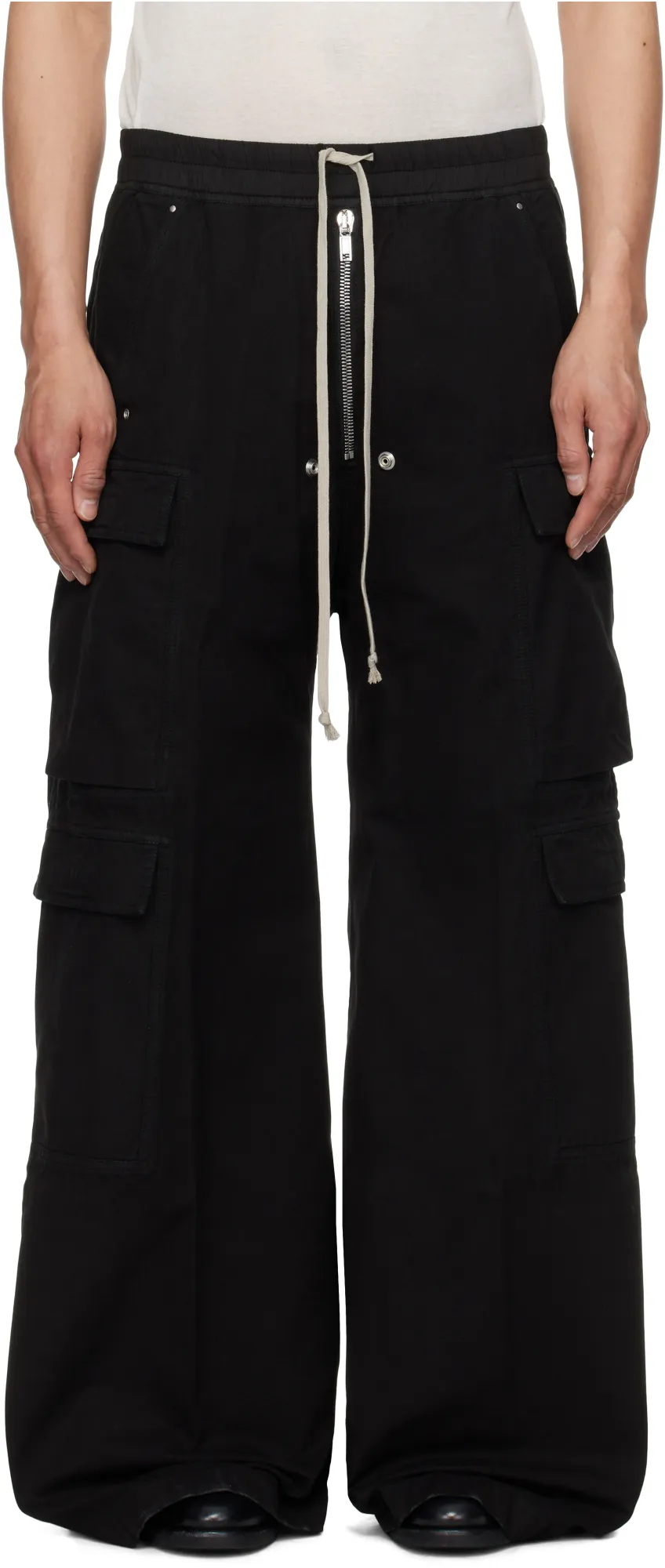 Elastic Waist Casual Pants