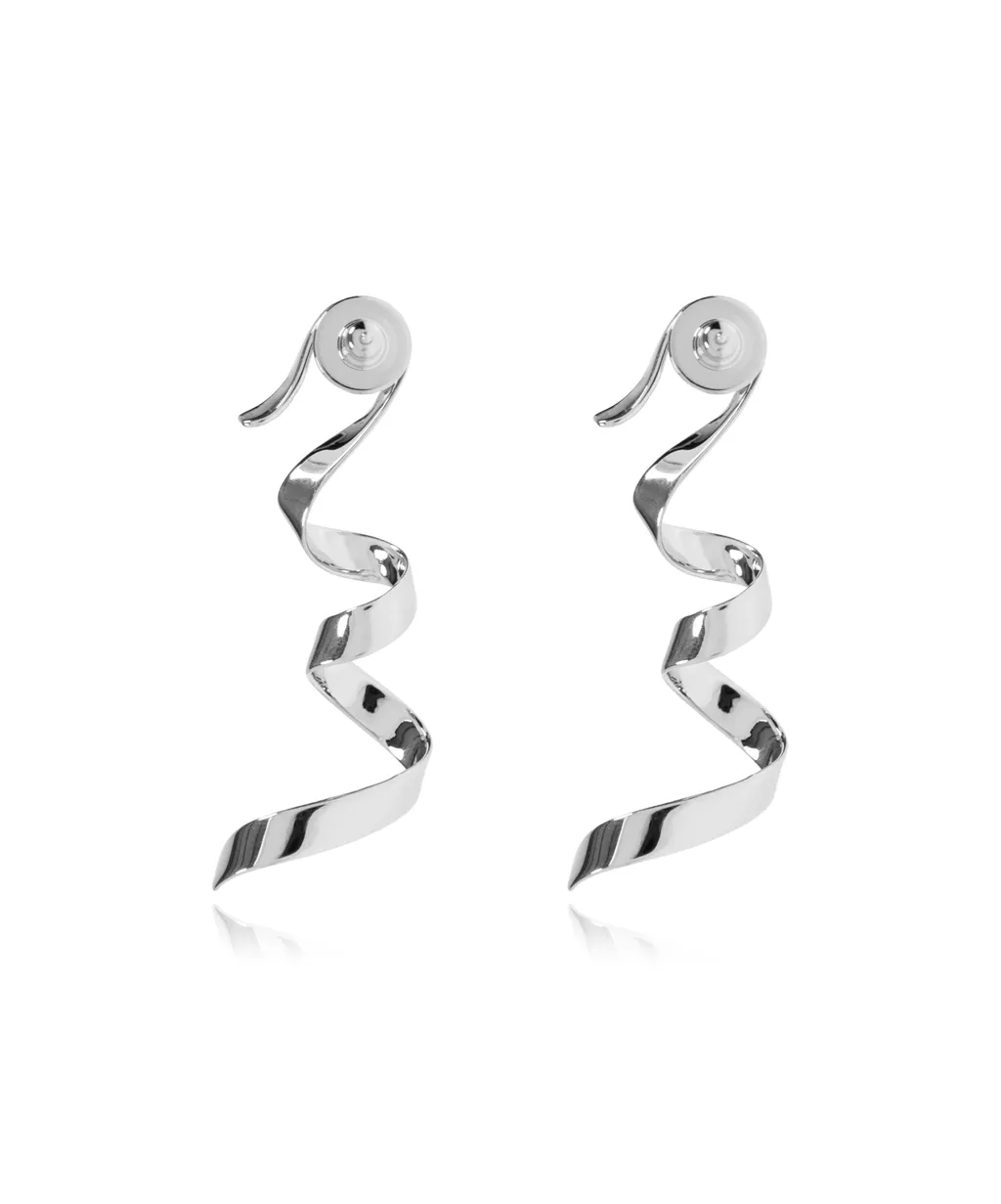 Dries Van Noten Swirl Embellished Earrings