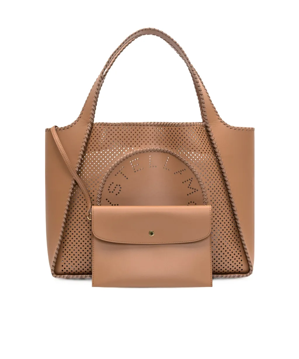 Stella Mccartney Perforated Logo Tote