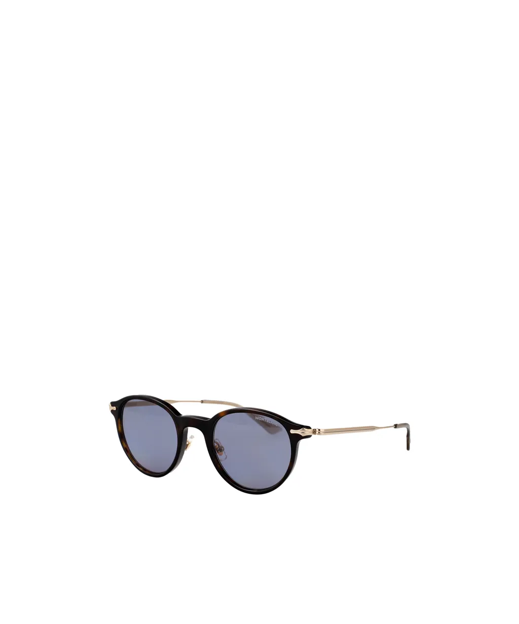 Montblanc Eyewear Round Frame Sunglasses