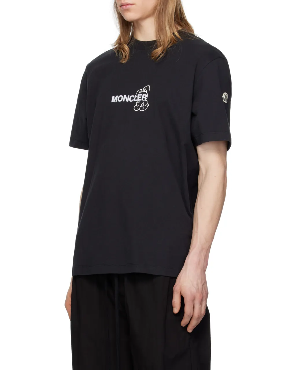 Moncler X Frgmt Cartoon Logo Cotton T-Shirt