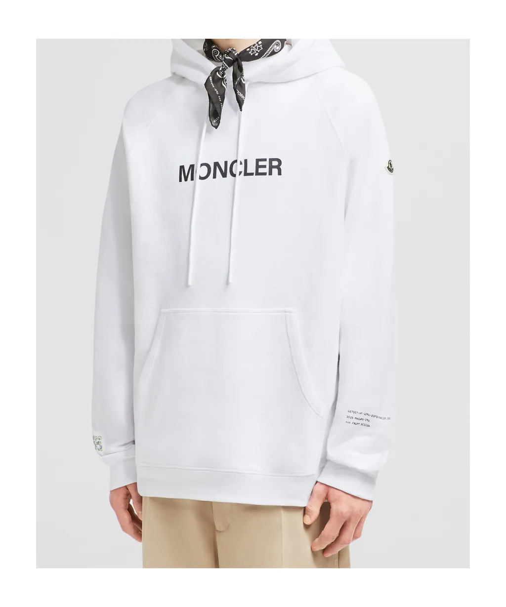 Moncler X Frgmt Cartoon Logo Cotton Hoodie