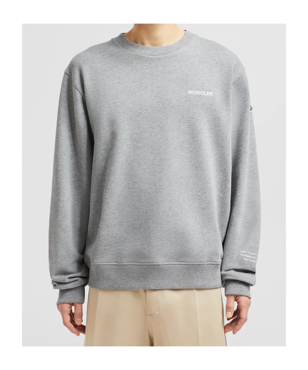 Moncler X Frgmt Maxi Logo Cotton Sweatshirt