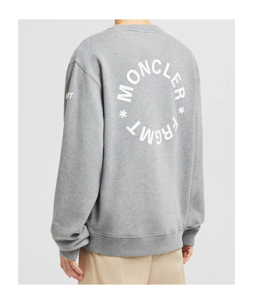 Moncler X Frgmt Maxi Logo Cotton Sweatshirt