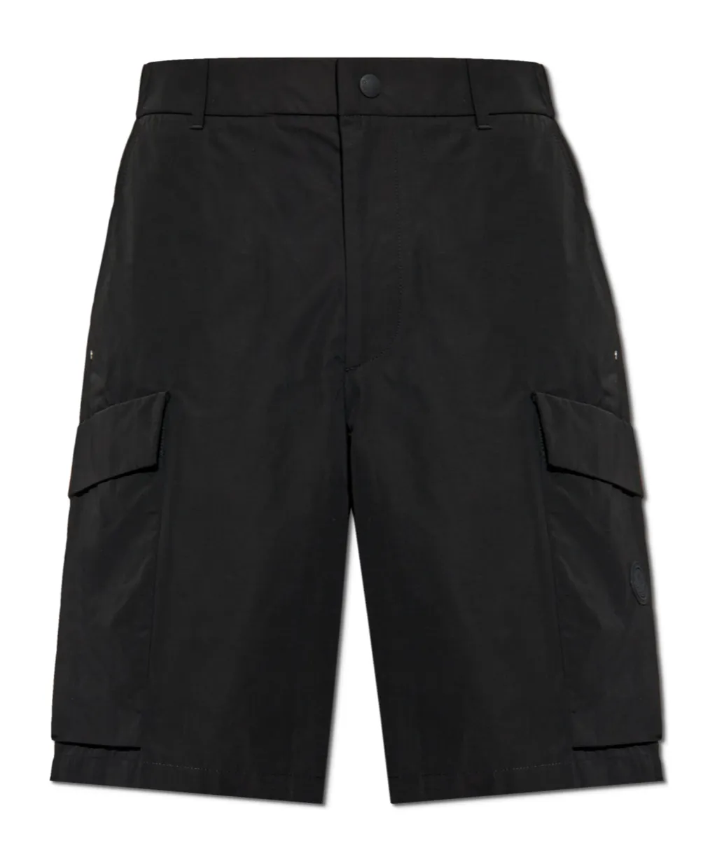 Moncler Logo Patch Cargo Shorts