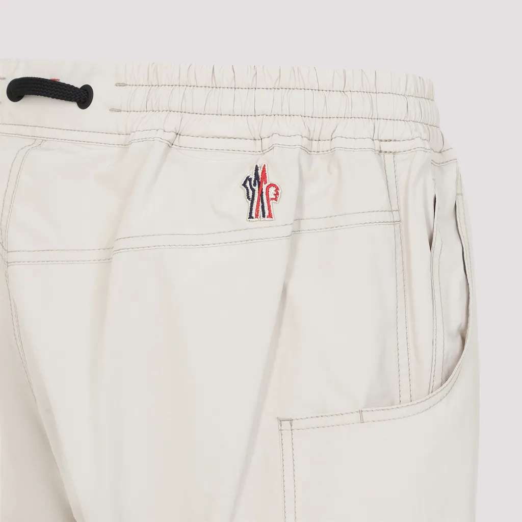 Moncler Grenoble Contrast Stitch Drawstring Trousers