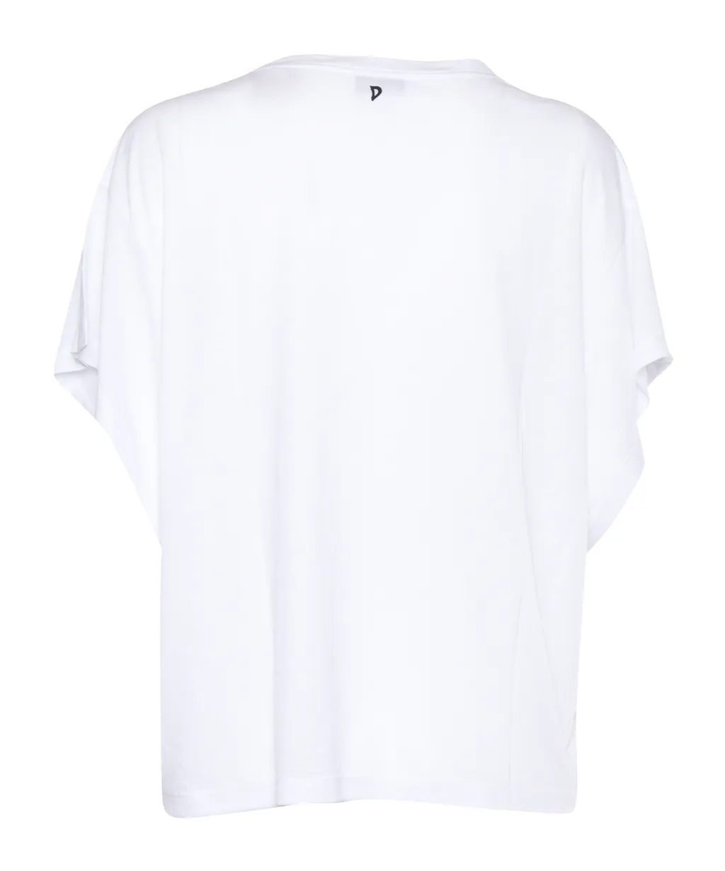 Dondup V-Neck Wide Short Sleeved T-Shirt