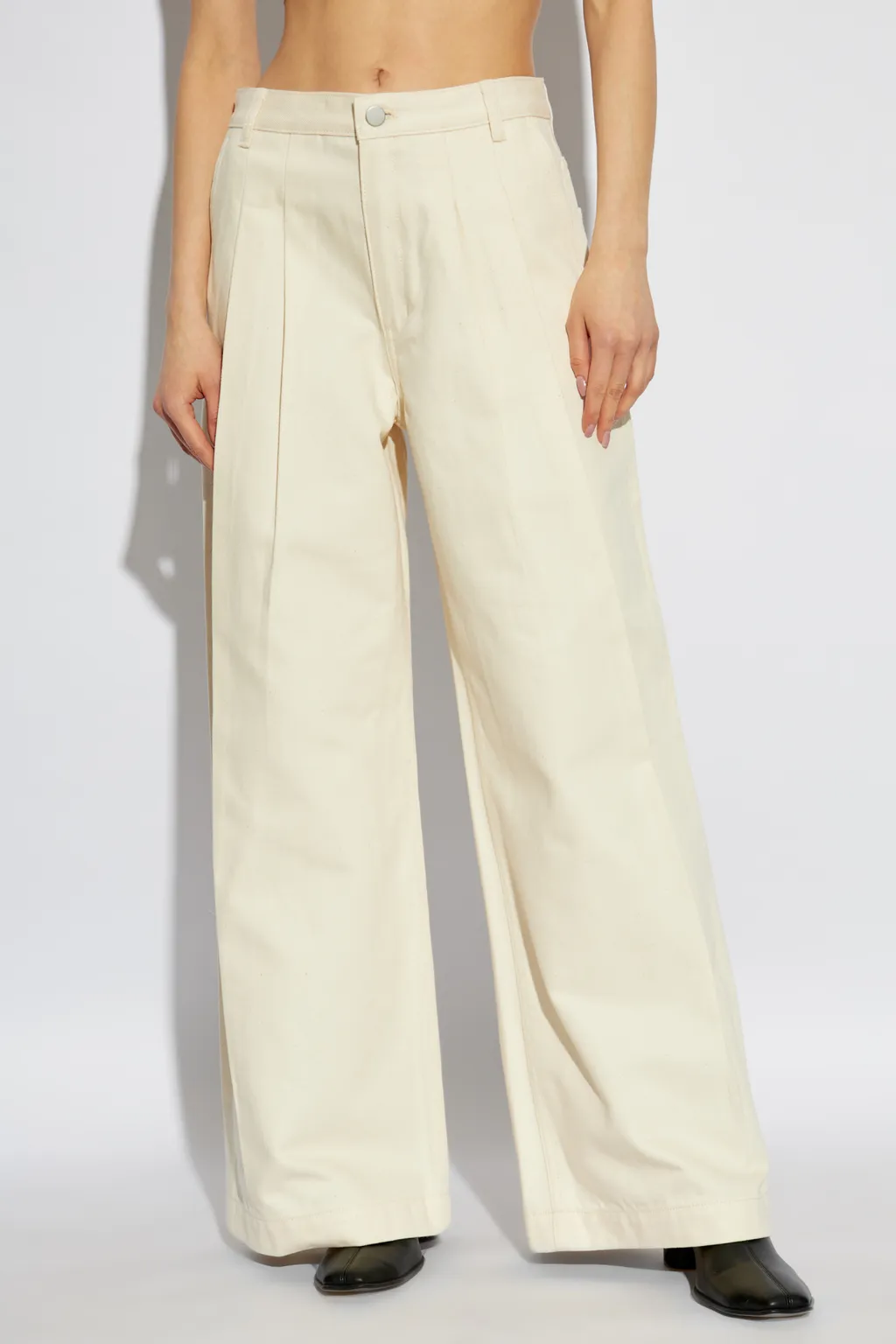 Pleat-Detailing Trousers