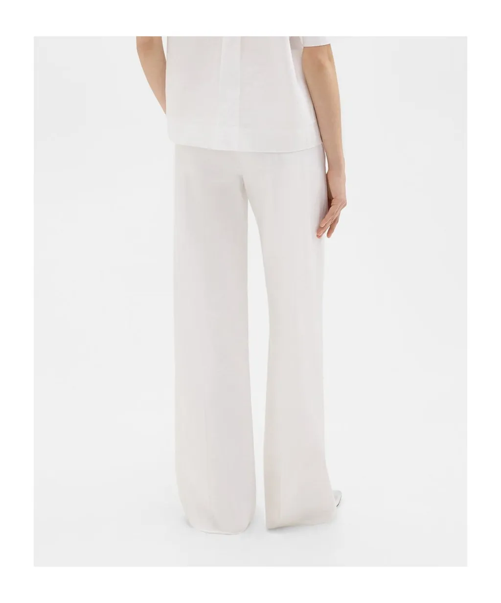 Theory High-Waist Wide-Leg Pants