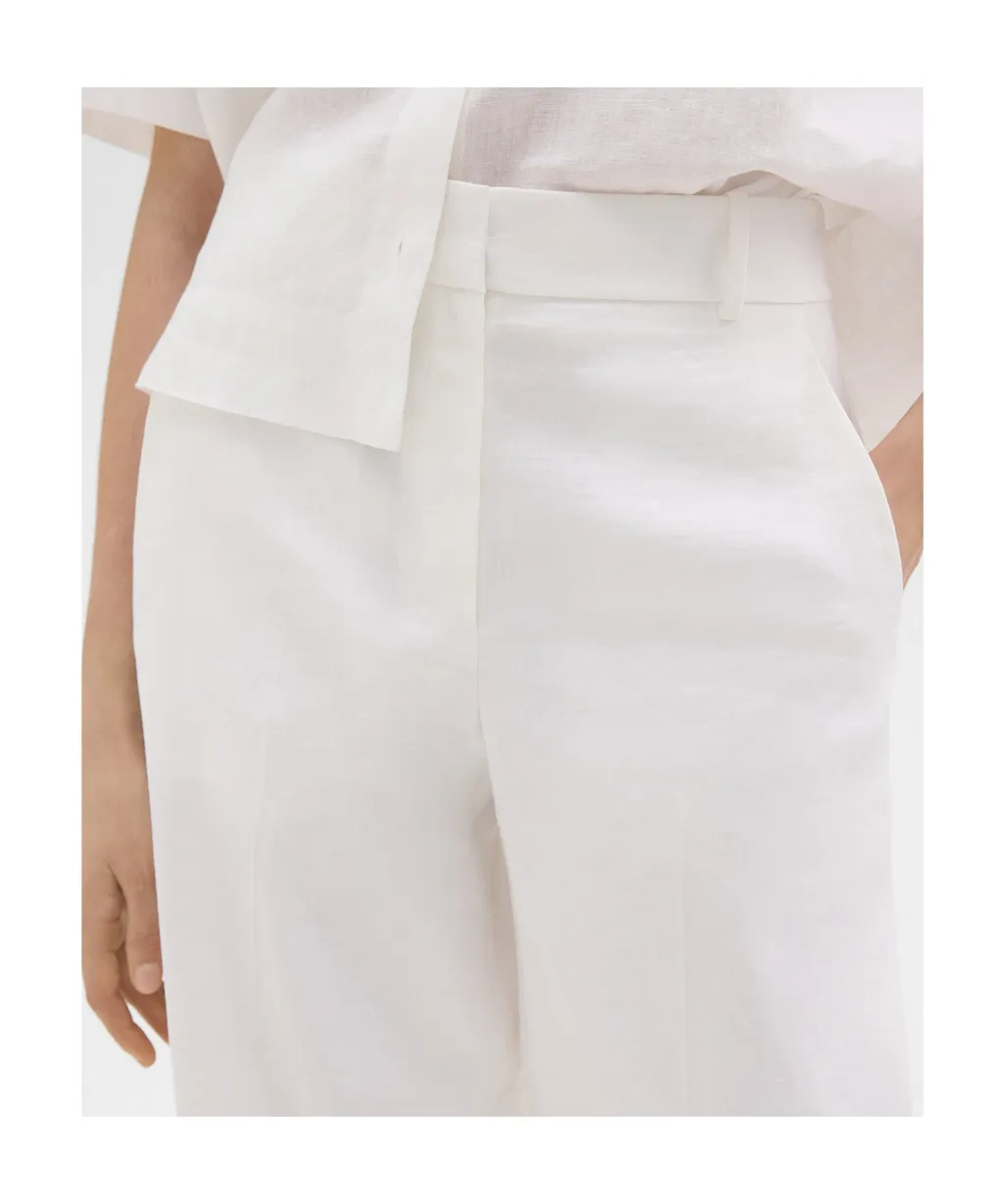 Theory High-Waist Wide-Leg Pants