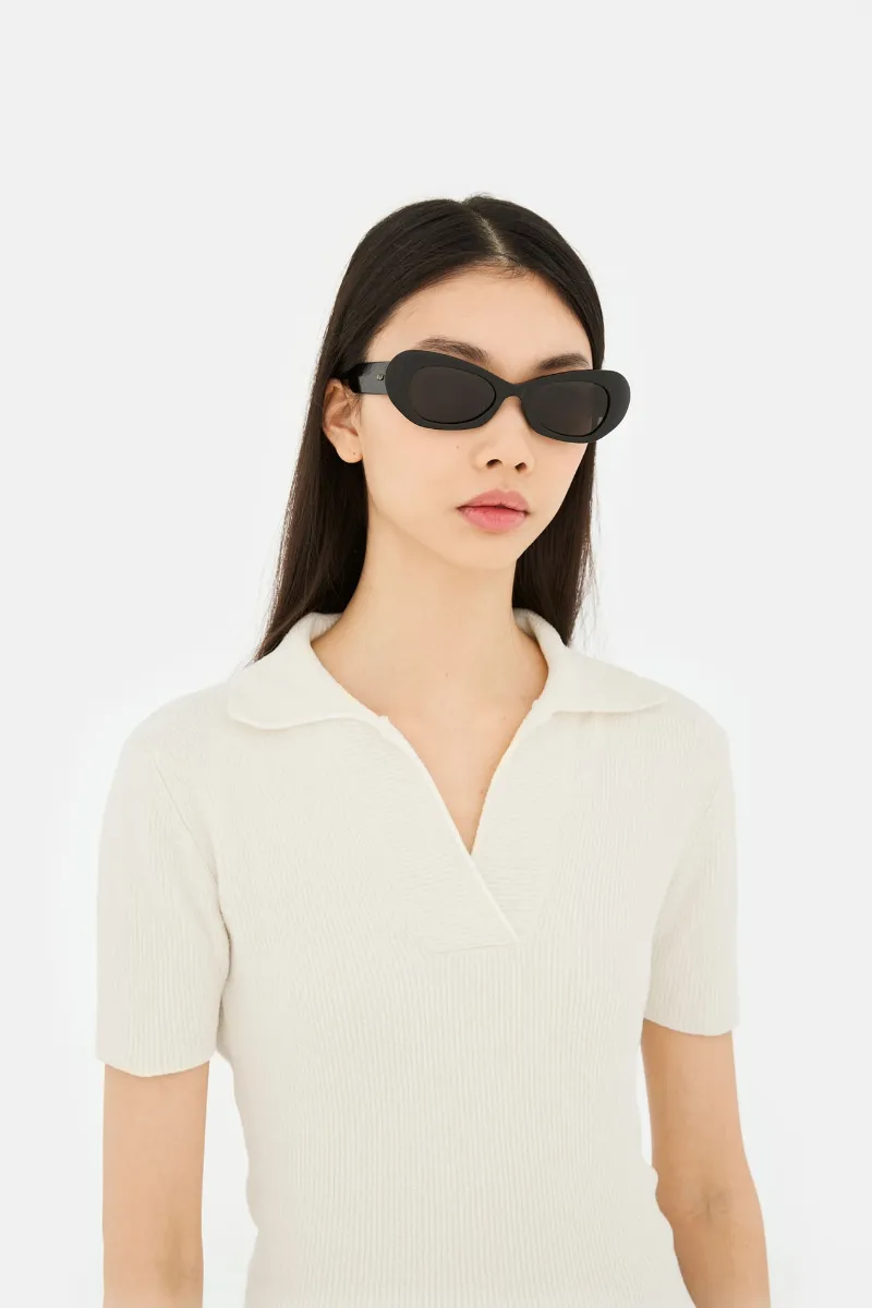 Geometric Frame Sunglasses